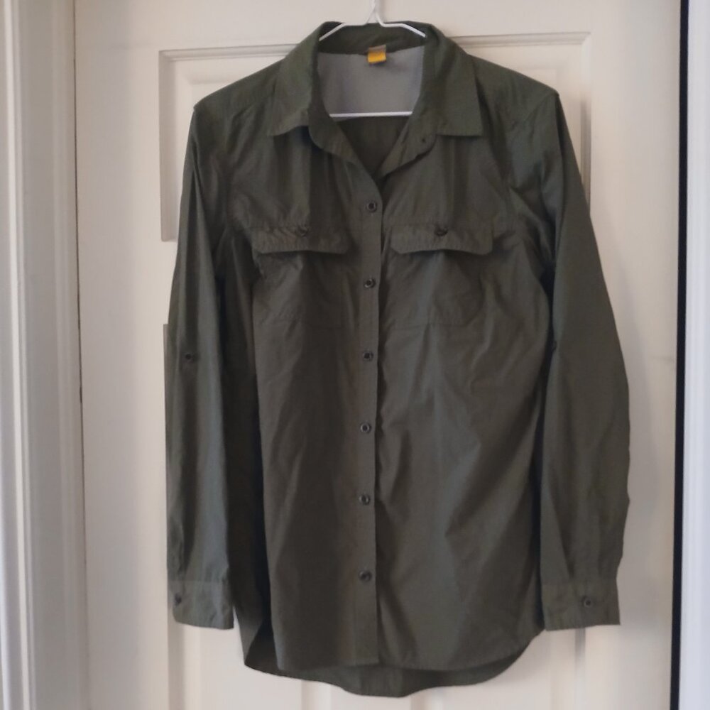 Eddie Bauer Green Outdoors Long-Sleeve Top